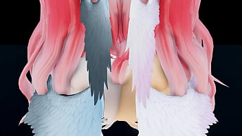 Angel vs devil mmd