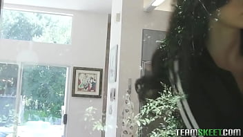 Stepmom fucks stepson & stepdaughter