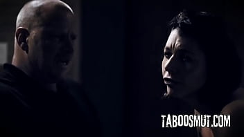 Hot brunette getting ass fucked hard while her teachers watching