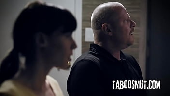 Hot brunette getting ass fucked hard while her teachers watching