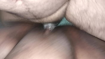 Creampie of black indian housewife enjoying with boyfriend