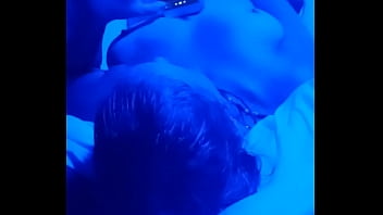 Deep in her mouth she swalowed it