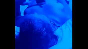 Deep in her mouth she swalowed it