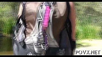 Taut shaved bawdy cleft gets nailed