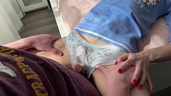 Roommate's bg tore my panties and slid in i was too wet to stop