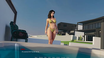 Fucking the slutty milf neighbor away from home #1 gameplay