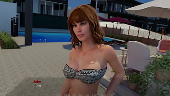 Fucking the slutty milf neighbor away from home #1 gameplay