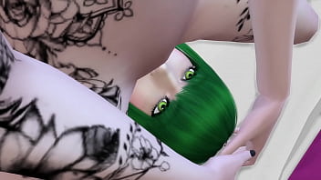 Two tattooed lesbians have fun