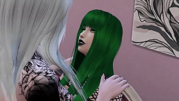 Two tattooed lesbians have fun