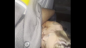 Blonde beauty back at it again with another deepthroat show before bed asked me to cum on her face and i did