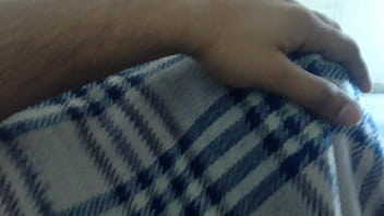 Licking the juicy liquid and swallow it