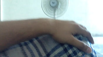 Licking the juicy liquid and swallow it