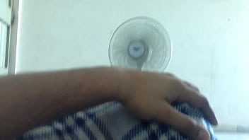 Licking the juicy liquid and swallow it