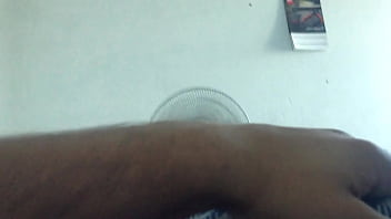 Licking the juicy liquid and swallow it