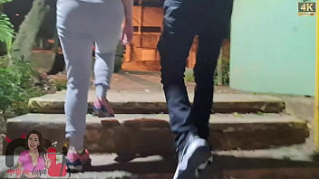 Conheci um seguidor no bosque maia em guarulhos e fomos foder no meio do mato