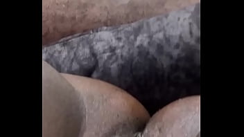 Amateur ebony cream pie