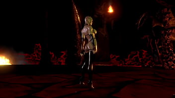 Mature busty pinhead women in latex outfit posing alone in hell cave Mature busty pinhead women in latex outfit posing alone in hell cave