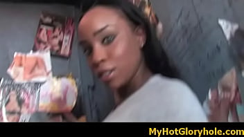 Amazing cock sucking through a gloryhole 30