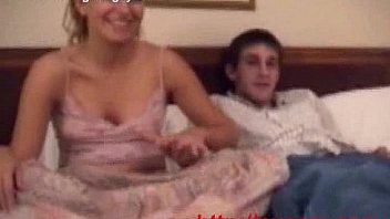 2 gals and 1 guy have fun experimenting