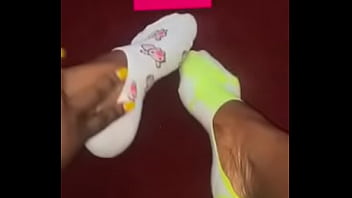 Enjoy queen in socks