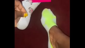 Enjoy queen in socks