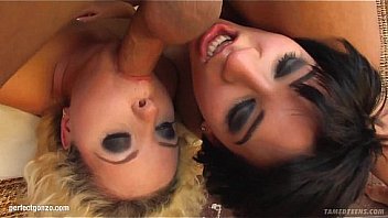 Tamed teens presents marcella and jacqueline in rough teen spanking scene