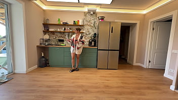 Andre love kitcen sex