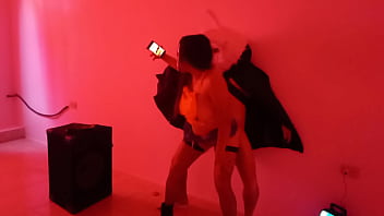 Halloween started off very well i fucked a big rabbit at the nightclub real porn at the nightclub