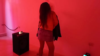 Halloween started off very well i fucked a big rabbit at the nightclub real porn at the nightclub