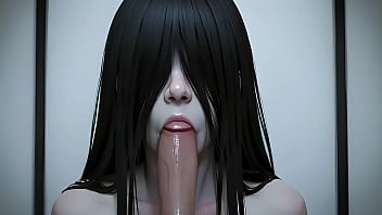 Sadako gangbang – cursed dp & bukkake