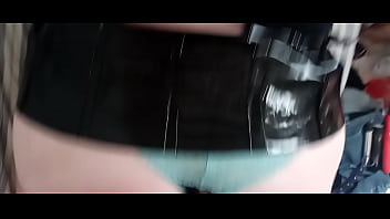 Dumb slut gets it from the back