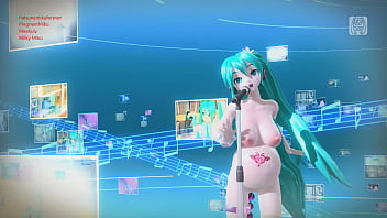 Hatsune miku desnuda con semen y dildo mod