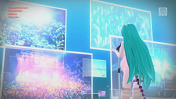 Hatsune miku desnuda con semen y dildo mod