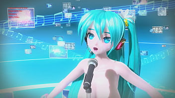 Hatsune miku desnuda con semen y dildo mod