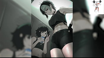 Gym girls make you worship abs joi