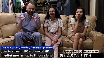 Stepsisters aria nicole & angel santana's pussy gets blasted with cum