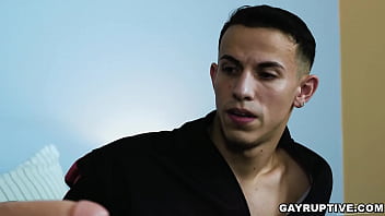 Latino Des Irez Is Sucking On His Coach Cliff Jensen's Cock thumbnail