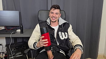 Jerking off with my favourite toy