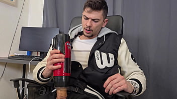 Jerking off with my favourite toy