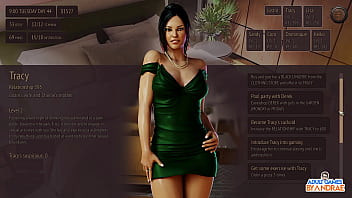 Ep17 tracy sucking her man's cock while he’s playing living with american sunset