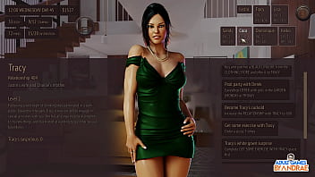 Ep17 tracy sucking her man's cock while he’s playing living with american sunset