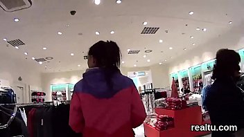 Charming czech nympho is seduced in the hypermarket and plowed in pov