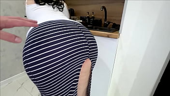 Husband's friend fucked lady's big ass in anal