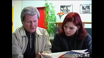 Insatiable redhead maid julia blows well