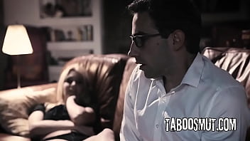 Blonde teen stepsister pity fucks with her geek stepbrother