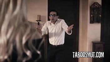 Blonde teen stepsister pity fucks with her geek stepbrother