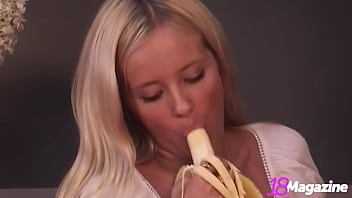 For Sure This Slim Petite Blonde Craves For Dick Just Look At The Way She Sucks That Fruit And Spreads Her Pussy Lips To Tease Full Collections Full Videos & 2000 Models 18magcom thumbnail