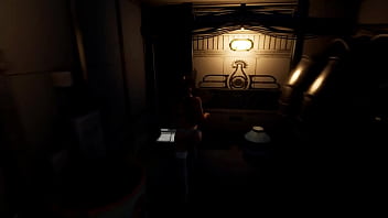 Lara's body is capable of arousing anyone exploring an abandoned bunker 3d