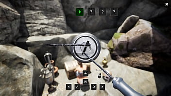 Lara's body is capable of arousing anyone exploring an abandoned bunker 3d