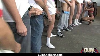 Crazy group interracial blowjob wow 15